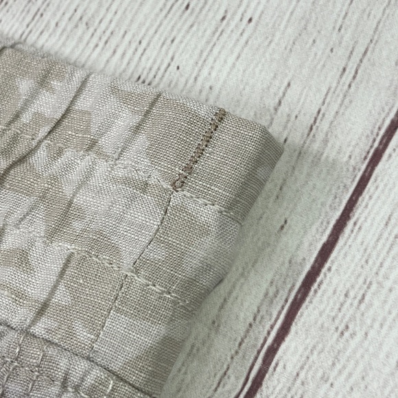 Athleta Cabo Tide Linen Jogger - 10 - Women's pants tan neutral camo beach - Picture 15 of 16